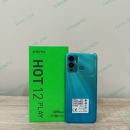 Handphone Infinix Hot 12 Play Ram 4 64GB (Cek Deskripsi Minus 19)