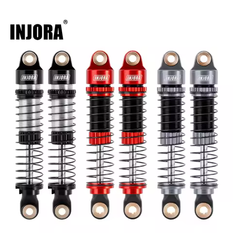 INJORA 53MM Threaded Shock Absorber Oil Damper for 1/18 RC Crawler TRX4M Upgrade (4M-24)