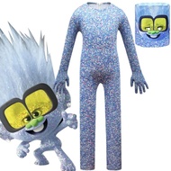 Trolls Themed Halloween Costume for Kids - Diamond Design Jumpsuit