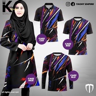 Baju Muslimah /Baju Sedondon Tshirt Family Set Couple Set Baju Berkolar Lelaki Perempuan Murah Jersi