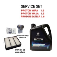 Proton Wira 1.6 Waja 1.6 Service Set Proton 10W30-4L B186E048 Semi Engine Oil +Oil Filter Proton +Ai