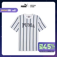 PUMA BASICS - เสื้อยืดผู้ชาย PUMA SQUAD สีขาว  - 67897302