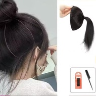 sweety Seamless Blend Realistic Hair Bun Extension Woman Braids Hair Extension Natural