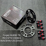 Wheel Spacer 10mm 5/112 CB:66.5 Bolts:M14x1.25 - Bonoss Spacer Kit