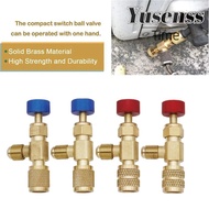 YUSENSS Air Conditioning Valve, R410a R22 Non-freezing hand Safety Valve Adapter, High quality Leakp