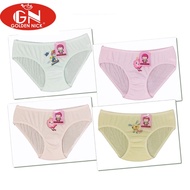 (3pc) Golden Nick Children's CD 1189 | Motif Girls' Underwear | Golden Nick - Kshop
