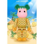 [In Stock] BE@RBRICK x CLOT Exotic Pink Pineapple 100%+400%/1000% bearbrick