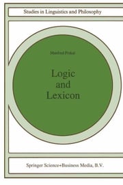 Logic and Lexicon Geoffrey Simmons
