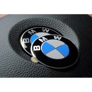 45mm Steering Wheel Adhesive Logo Badge Fits BMW 1 3 5 6 7 Z3 Z4 X5 X6 E46 E90 E39 E60 F10
