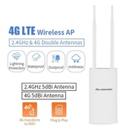 4G Outdoor Wifi Router SIM Card Waterproof IP67 Built in PA Chip Wireless AP With Strong Signal Antenna