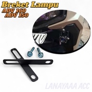 HONDA D2 laser lamp bracket Adv 160 Adv 150HONDA | Fohlam D2 laser bracket 2pc bracket