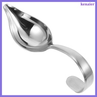 🍳 Stainless Steel Sauce Drizzle Spoon for Home Use Silver Sturdy Culinary Drawing Spoon