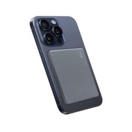 最短磁吸移動電源 無線充電5000mAh i-SP5 (灰色)｜磁吸充電｜快速充電｜流動電源｜充電寶｜尿袋｜快速充電器︱奶媽︱快充︱MagSafe Charger 超短95.8mm 超薄 行動電源