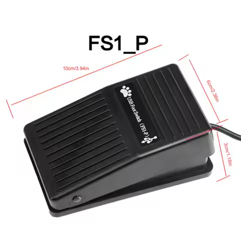 PC USB Foot Switch Keyboard Pedal Game Control Action HID USB Foot Pedal Control Switch PC Game Pad 