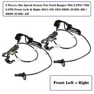 1 or 2 Pieces Front Abs Speed Sensor for Ford Ranger T64 2.2TD / T65 3.2TD DB392C204BD,DB392C204AD,D