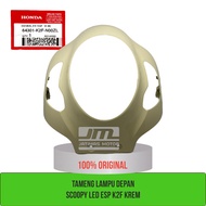 Tameng lampu depan scoopy led esp K2F krem 64301-K2F-N00ZL