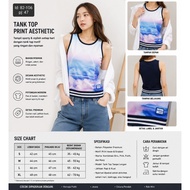Gradient tank top, black tank top, tank top
