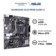 Mainboard ASUS PRIME A520M-K (AMD A520 - Socket AM4 - mATX) - Genuine new -