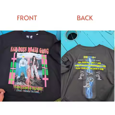 The Yung Lean Bladee Tour Exclusive Merch T Shirt Reprint