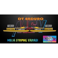 Decal striping motorcycle sticker DT 100