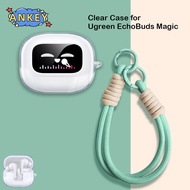 for Ugreen EchoBuds Magic Case Protective Transparent Clear TPU Covers Bluetooth Earphone Shell Head