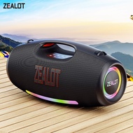 ZEALOT S89 Mini Wireless Bluetooth Speaker Heavy Bass IPX6 Waterproof RGB Light Sound Box