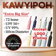 (Kualiti Premium) Payung Automatik60Ribs 72Ribs Auto Open Umbrella 23inch Windproof Folding Umbrella