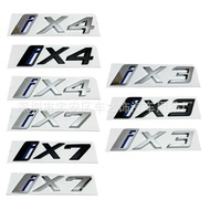 Suitable for Huachen BMW iX3 iX4 iX7 Pure Tram Label Rear Tail Label Modified Displacement Logo Rear