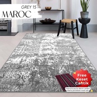 MAROC Floor Carpet 160x210 G15 GREY Carpet Rug