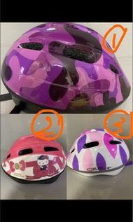(凡請購買人士，自行參考頭圍，自行決定是否需要購買二手頭盔，因為每位小朋友的頭型大小不一，怕尺寸不合的，移玉步去專門店買全新的){請查看清楚交易細節｝ {Please check the transa