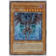 English YuGiOh Red-Eyes Zombie Dragon SDZW-EN001Ultra Rare Structure Deck: Zombie World 1st edition