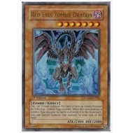 English YuGiOh Red-Eyes Zombie Dragon SDZW-EN001 Ultra Rare Structure Deck: Zombie World 1st edition