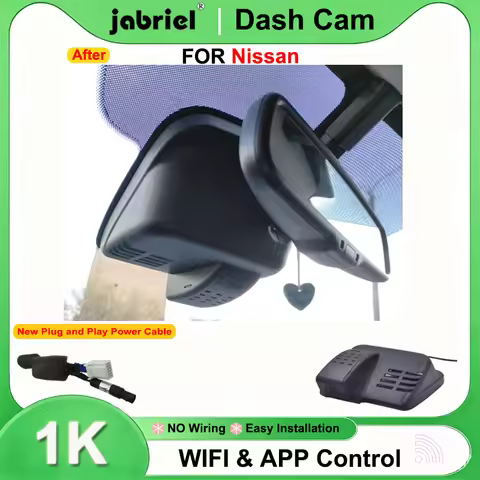 Jabriel for Nissan qashqai j10 j11 j12 2015 2016 2017 2018 2019 2020 2021 Dash Cam Car DVR 1K 1080P 