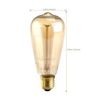 HEIKESZ Classical lamps Edison light bulbs art styling tungsten wire classical decoration E27 40W re