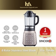 Sincero 8 Blade High Speed Cooking Processor Blender (Diamond Series) SCP-300 / SCP300