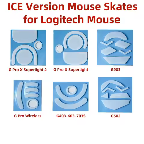 ICE Version Mouse Skates Replacement Parts for Logitech G Pro Wireless G Pro X Superlight G403/603/7