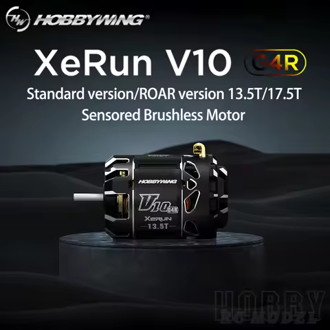 HOBBYWING XeRun V10 G4R 13.5T 17.5T 21.5T ROAR Version Sensored Brushless Motors for 1/10 RC Model C