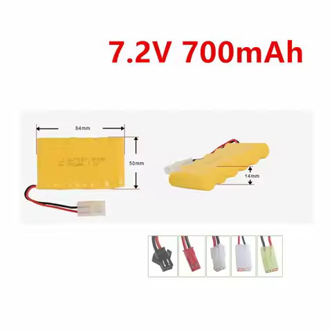 7.2v 700mAh NiCD Battery For RC Cars Robots Tanks Gun Boats Trucks AA 7.2 v Rechargeable Battery Pac