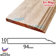 MAJU 0594 Real Wood Molding Wall Frame Skirting Wainscoting Chair Rail Wall Trim Kumai Bingkai Kayu Solid Spin Decor