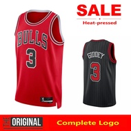 【Heat-pressed】New Bulls 3 Josh Giddey Jersey