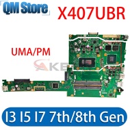 i5-8th Gen PM i5-8th Gen PM Mainboard For ASUS X407U X407UA X407UV X407UAR X407UBR X407UFR X407UF Laptop Motherboard I3 I5 I7 7Th/8Th Gen UMA/PM DDR4