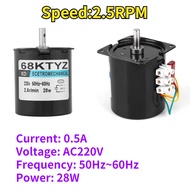 68KTYZ AC220V 28W 2.5 20 30 110R/Min CW/CCW synchronous motor  permanent magnet motor  ระบบทำงานพร้อ