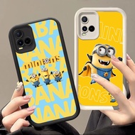 HK-9 Cute Minions Luxury shockproof Casing for VIVO Y21 Y21t Y21e Y21s Y33s Y300 T4 IQOO Z10 13 Pro 