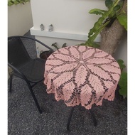Crochet Tablecloth Grass Pattern Size 36.5 Inches (93 Cm.) Products Ready For Delivery