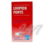 LIVIPIDS FORTE CAPSULE 50'S