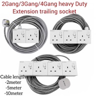 2G/3G/4G HEAVY DUTY EXTENSION TRAILING SOCKET WITH 2.5MM CABLE 110/0.076 3 CORE FLEXIBLE CABLE /UMS 