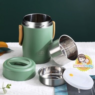 2L Large Insulated Layered Thermal Lunch Box