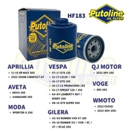PUTOLINE OIL FILTER HF183 APRILLIA AVETA VESPA MODA QJ MOTOR BOGE WMOTO OIL FILTER