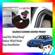 BMW 3 Series (E90/F30/E93/E92/F34/F31/E91) SCHEME SILENCE Rubber Seal Strip B Shape Soundproof 4.3 M