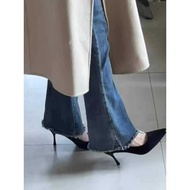 Black Stylish Stiletto Heels - 10cm High Heels for Women